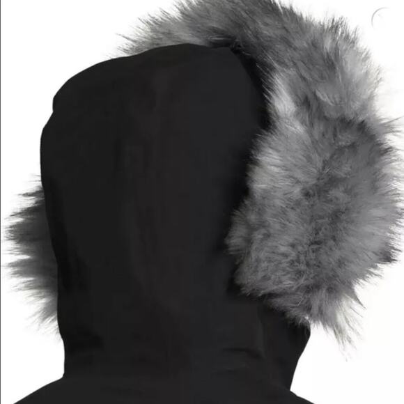 π North Face ARCTIC PARKA Down Black Removable Fur Hood Wind Water Proof 1X NWT - Picture 5 of 15